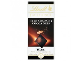 Lindt Excellence Extra горький шоколад с кусочками какао-бобов 100 г